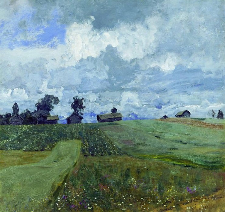 Stormy day. 1897, Isaac Ilyich Levitan