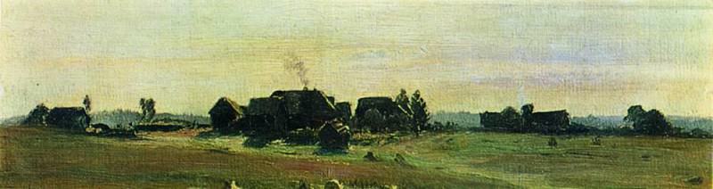 Village. 1888, Isaac Ilyich Levitan