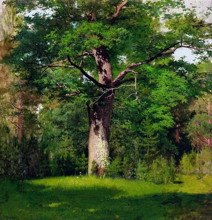 oak. 1880, Isaac Ilyich Levitan