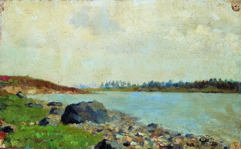 On the Moscow River. 1877, Isaac Ilyich Levitan