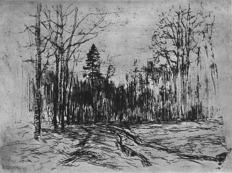 Дорога в лесу. Около 1899, Исаак Ильич Левитан