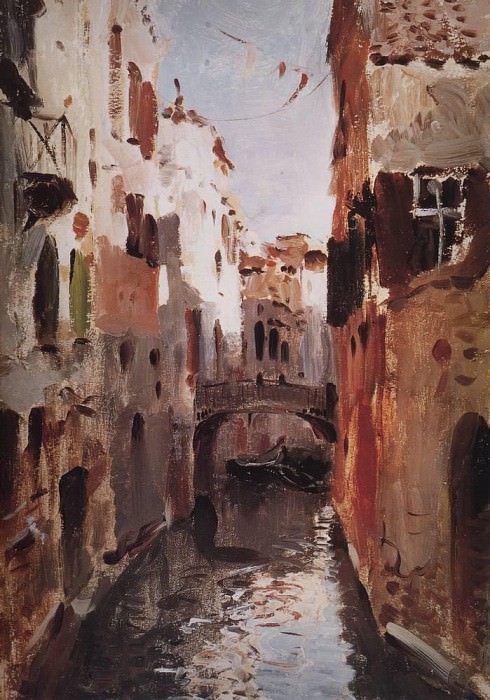 Canal in Venice. 1890, Isaac Ilyich Levitan