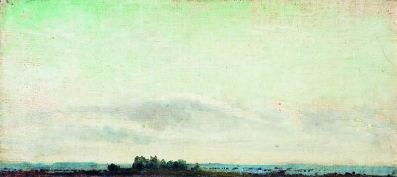 Пейзаж. Дали. 1880-е, Исаак Ильич Левитан