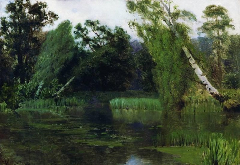 In the Park. 1880, Isaac Ilyich Levitan