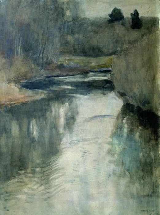 River. 1897, Isaac Ilyich Levitan