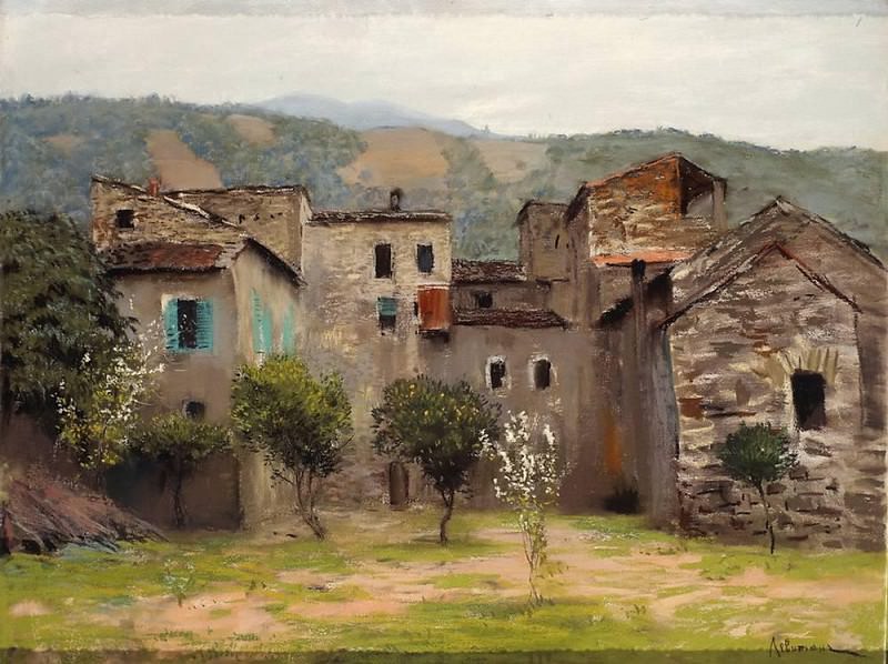Near Bordighera. In northern Italy, 2. 1890, Isaac Ilyich Levitan