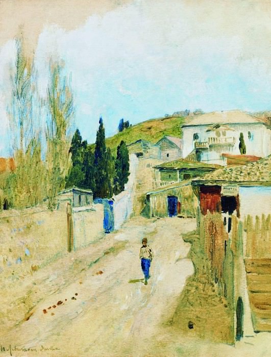 Улица в Ялте. 1886, Исаак Ильич Левитан