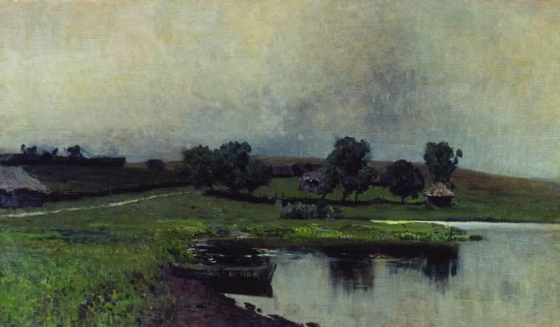 Overcast day. 1890, Isaac Ilyich Levitan