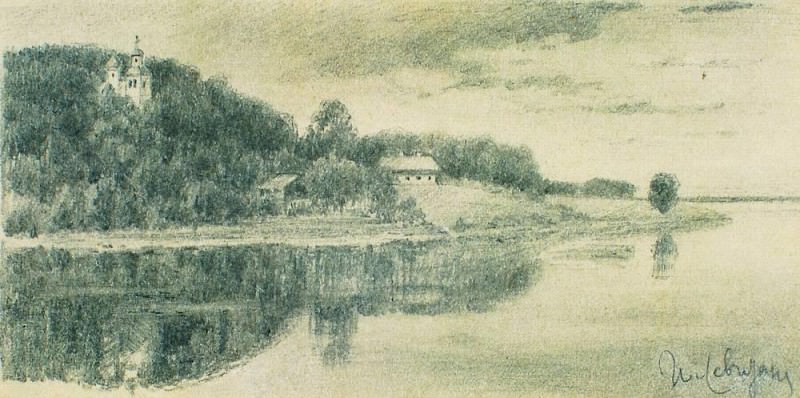 Pool. End of 1880, Isaac Ilyich Levitan