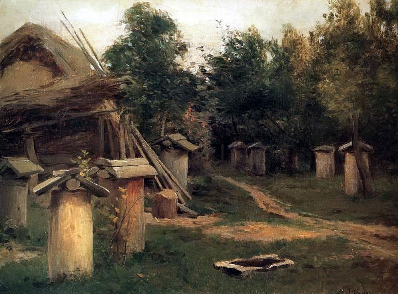 apiary. 1880, Isaac Ilyich Levitan