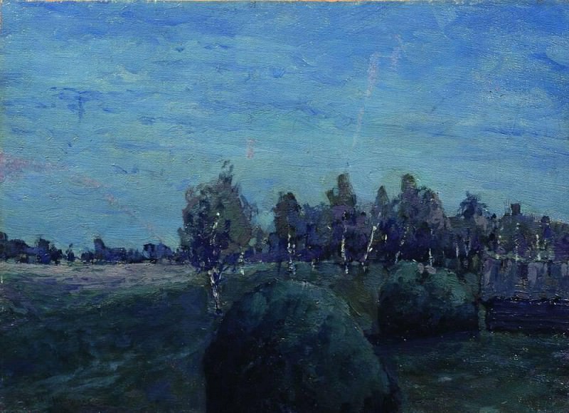 Лунный пейзаж. 1890-е, Исаак Ильич Левитан