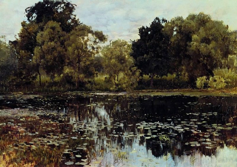 Заросший пруд2. 1887, Исаак Ильич Левитан
