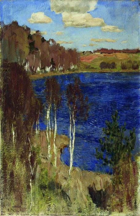 Озеро. Весна. 1898, Исаак Ильич Левитан