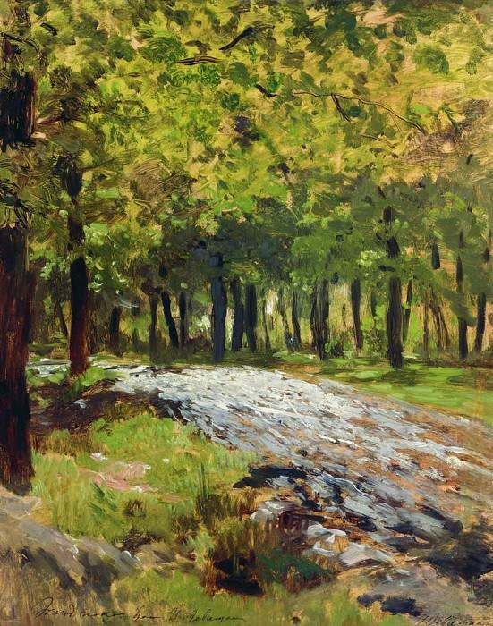 Road in the woods. 1880, Isaac Ilyich Levitan