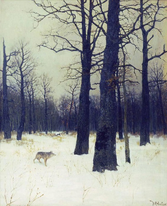 Winter in the woods. 1885, Isaac Ilyich Levitan