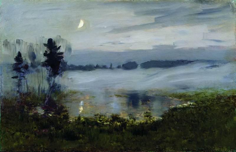 Fog over the water. 1890, Isaac Ilyich Levitan