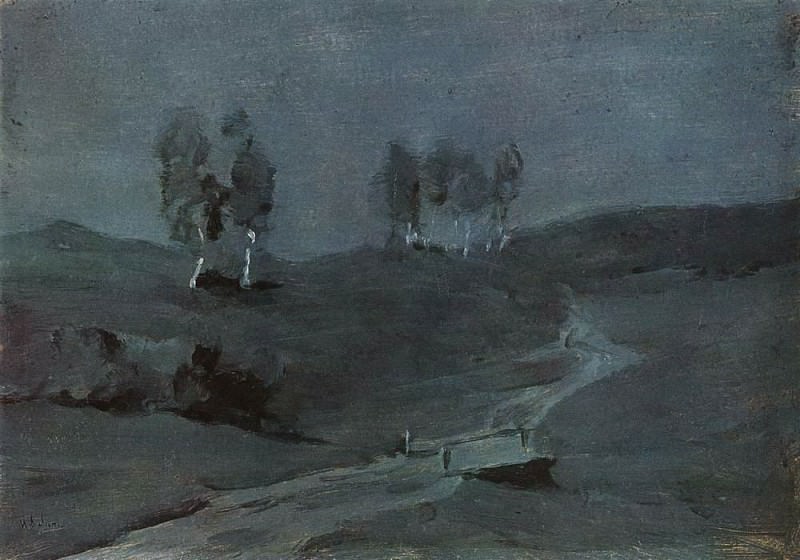 Shadows. Moonlit Night. 1880, Isaac Ilyich Levitan