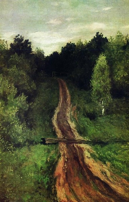 Road. 1899, Isaac Ilyich Levitan