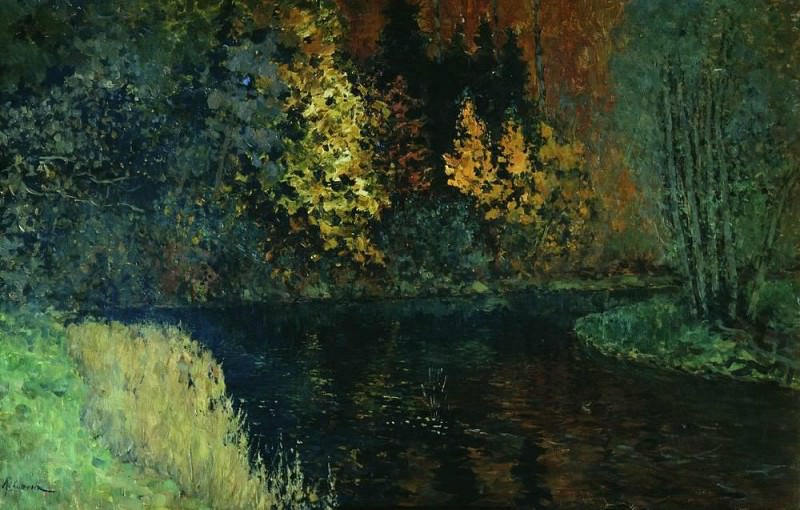 Лесная река. Осень на реке Истра. 1885-1886, Исаак Ильич Левитан