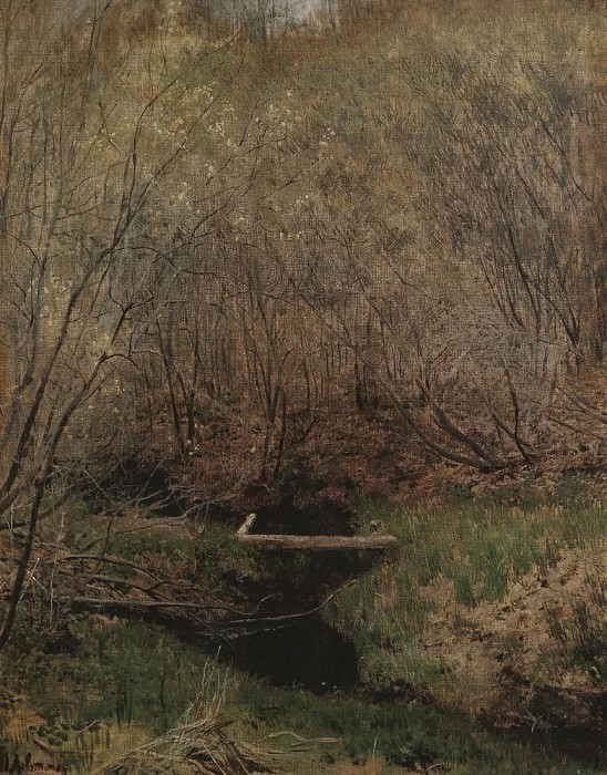 Весной в лесу. 1882, Исаак Ильич Левитан