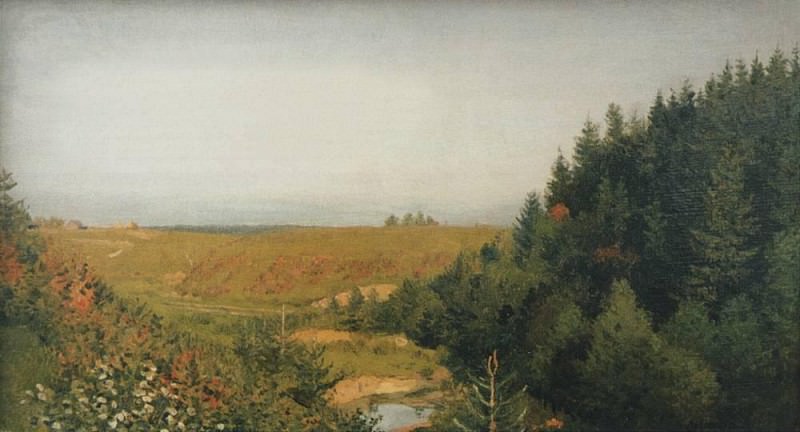 Пейзаж с лесной рекой. 1880-е, Исаак Ильич Левитан