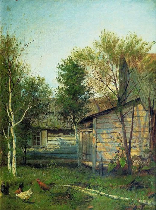 Sunny day. Spring. 1876-1877, Isaac Ilyich Levitan