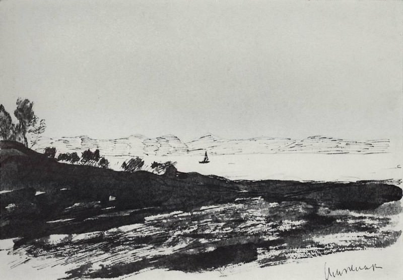 Берег лагуны. 1896, Исаак Ильич Левитан