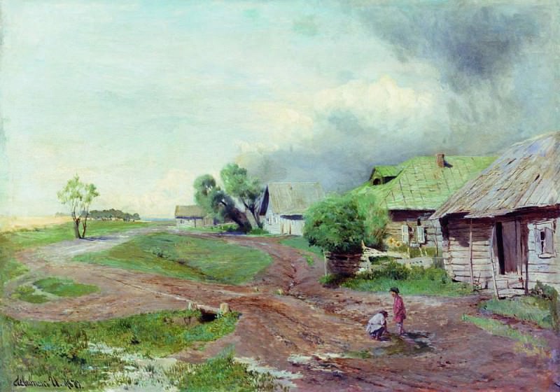 Before the storm. 1879, Isaac Ilyich Levitan