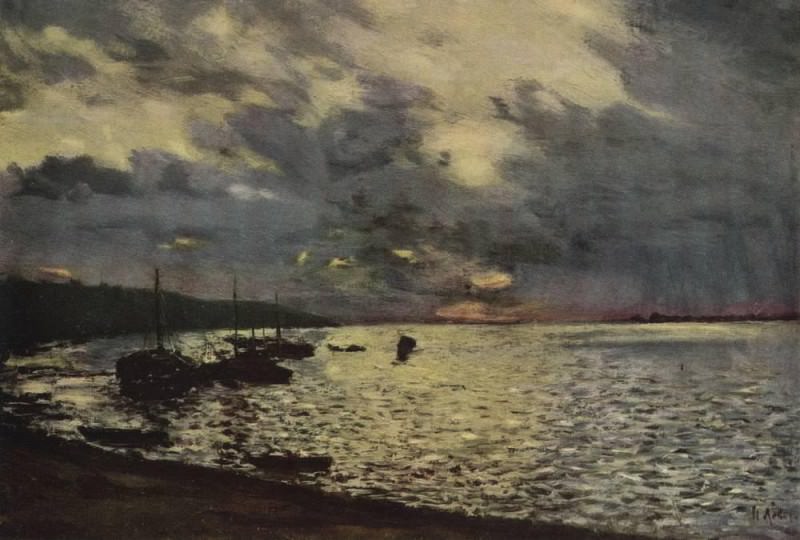 Cloudy day on the Volga. 1888, Isaac Ilyich Levitan