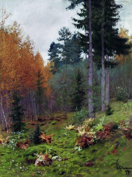 In the woods in autumn. 1894, Isaac Ilyich Levitan