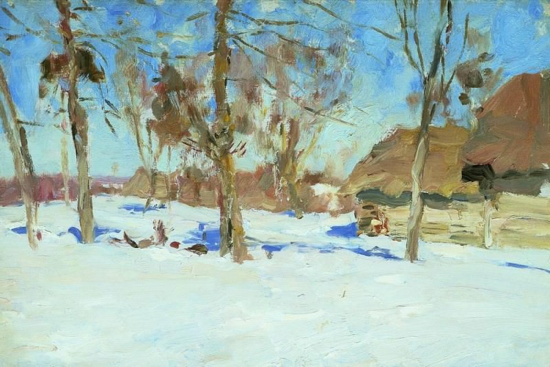 In the beginning of March. 1900, Isaac Ilyich Levitan