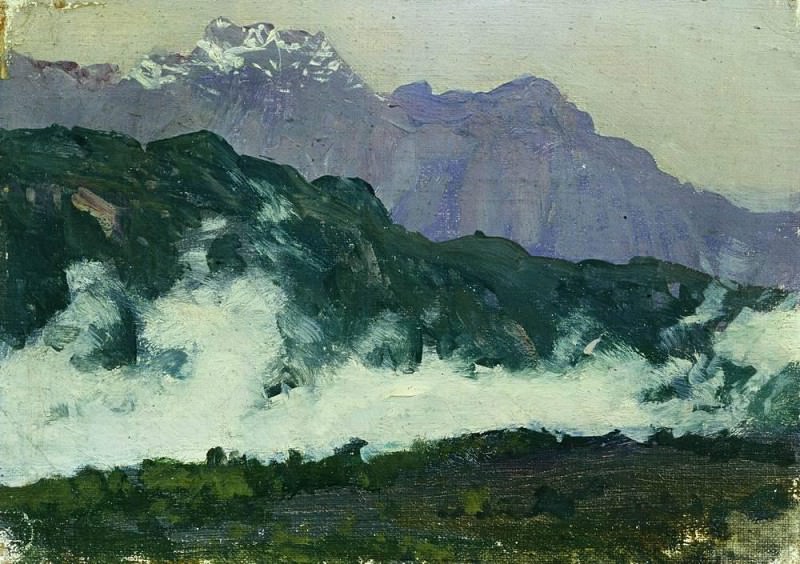 Alps. 1897, Isaac Ilyich Levitan