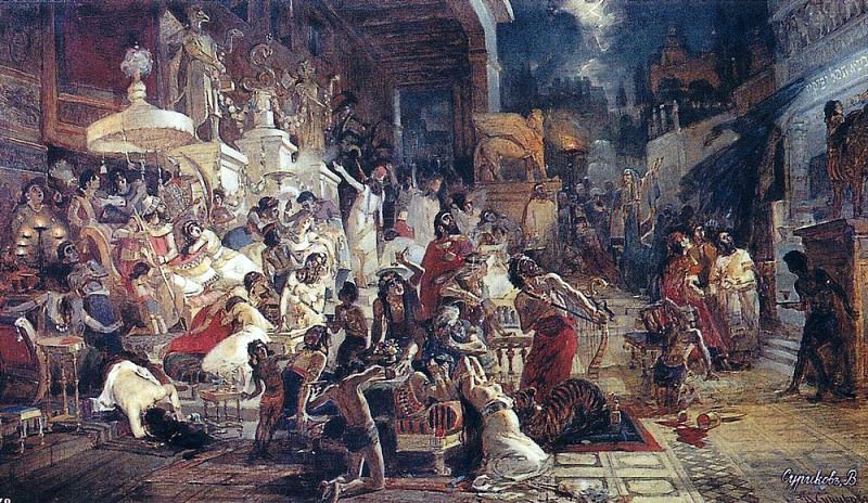 Feast of Belshazzar, Vasily Ivanovich Surikov