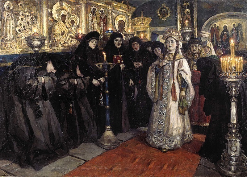 Посещение царевной женского монастыря, Василий Иванович Суриков