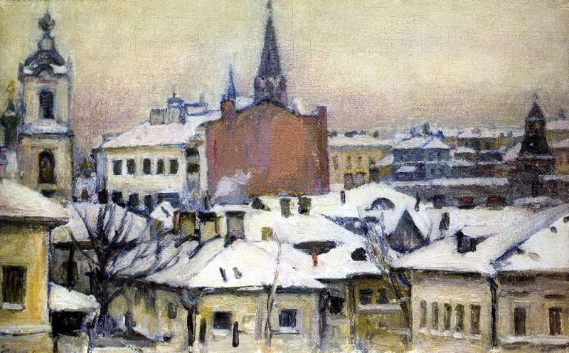 View on the Kremlin, Vasily Ivanovich Surikov