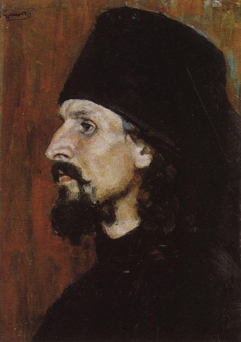 Monk. 1900 e, Vasily Ivanovich Surikov