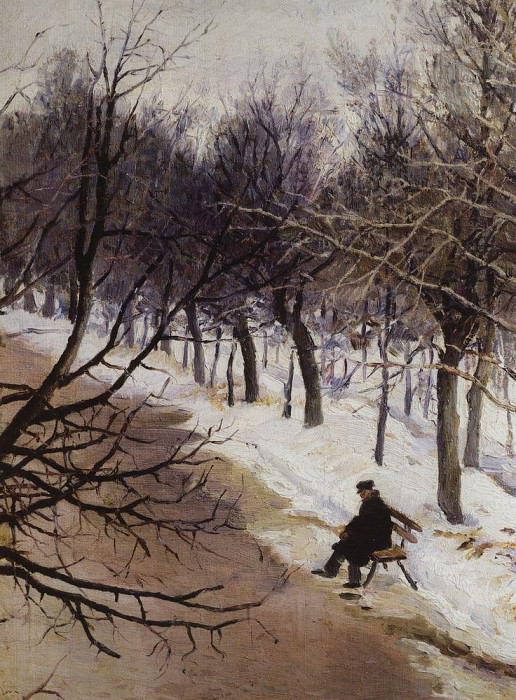 Zubovskiy boulevard winter, Vasily Ivanovich Surikov