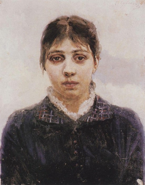 Portrait EA Surikova. Not later than, Vasily Ivanovich Surikov