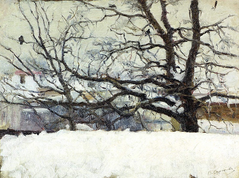 Winter in Moscow, Vasily Ivanovich Surikov