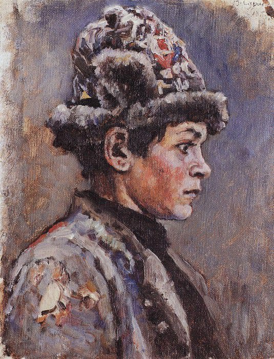 brooding teenager, Vasily Ivanovich Surikov