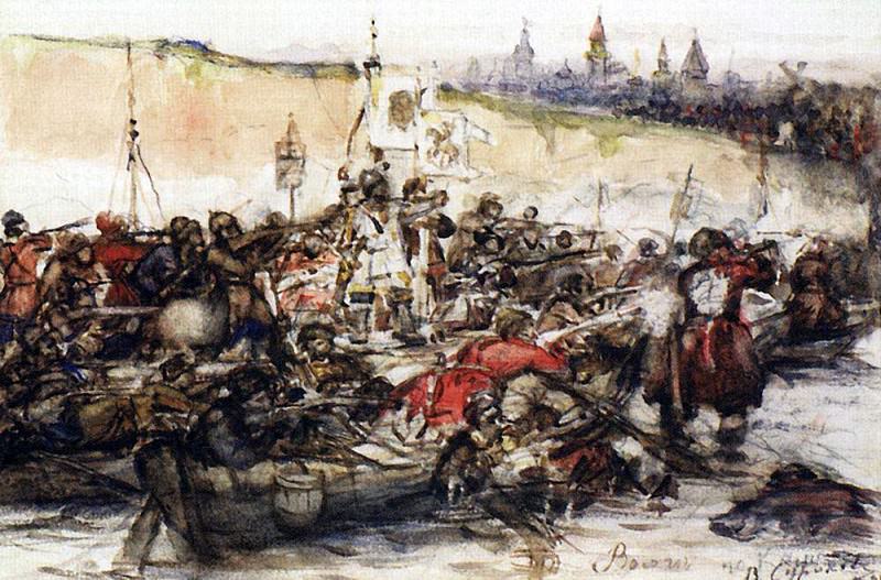 Conquest of Siberia by Yermak, Vasily Ivanovich Surikov