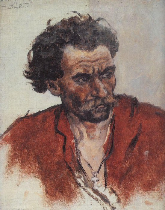 Cossack in a red shirt, Vasily Ivanovich Surikov