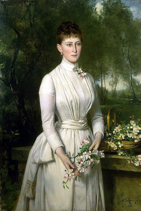 Zon, Karl Rudolf – Portrait of Grand Duchess Elizabeth Feodorovna, Hermitage ~ Part 05
