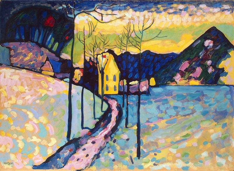 Kandinsky, VV – Winter landscape, Hermitage ~ Part 05