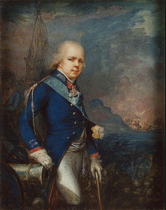 Portrait of Grand Duke Konstantin Pavlovich against the background of the battle of Novi, Hermitage ~ Part 05