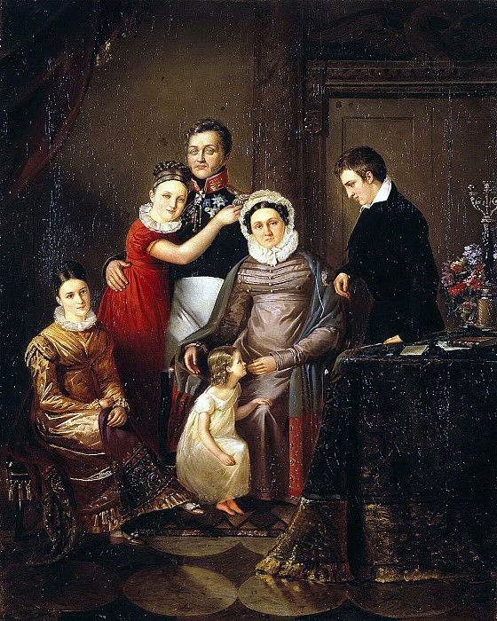 Портрет семьи князя Н. Г. Репнина-Волконского, Эрмитаж ~ часть 5