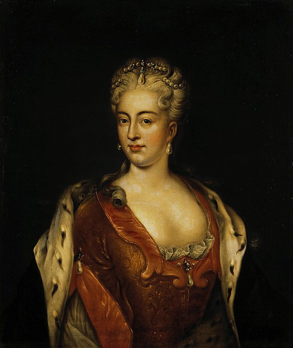 Portrait of Charlotte Sophia Christine of Brunswick-Lüneburg, Hermitage ~ Part 05