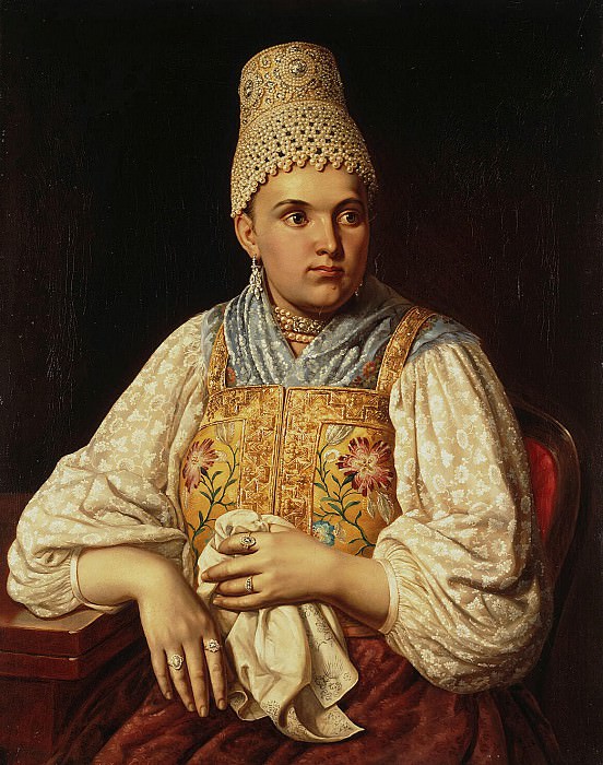Portrait of a merchants wife, Anna Filatova, Hermitage ~ Part 05