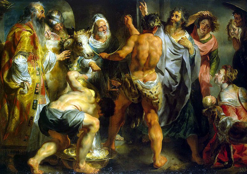 Jordaens, Jacob – The Apostles Paul and Barnabas at Lystra, Hermitage ~ Part 05