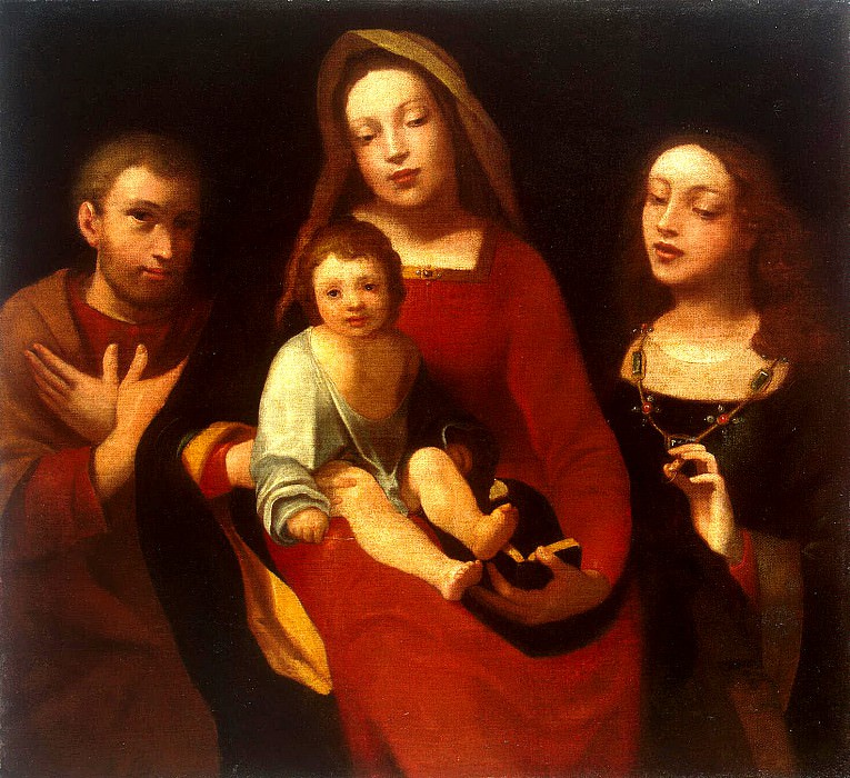 Carot, Giovanni Francesco – Madonna and Child with St. Francis and St. Catherine, Hermitage ~ Part 05